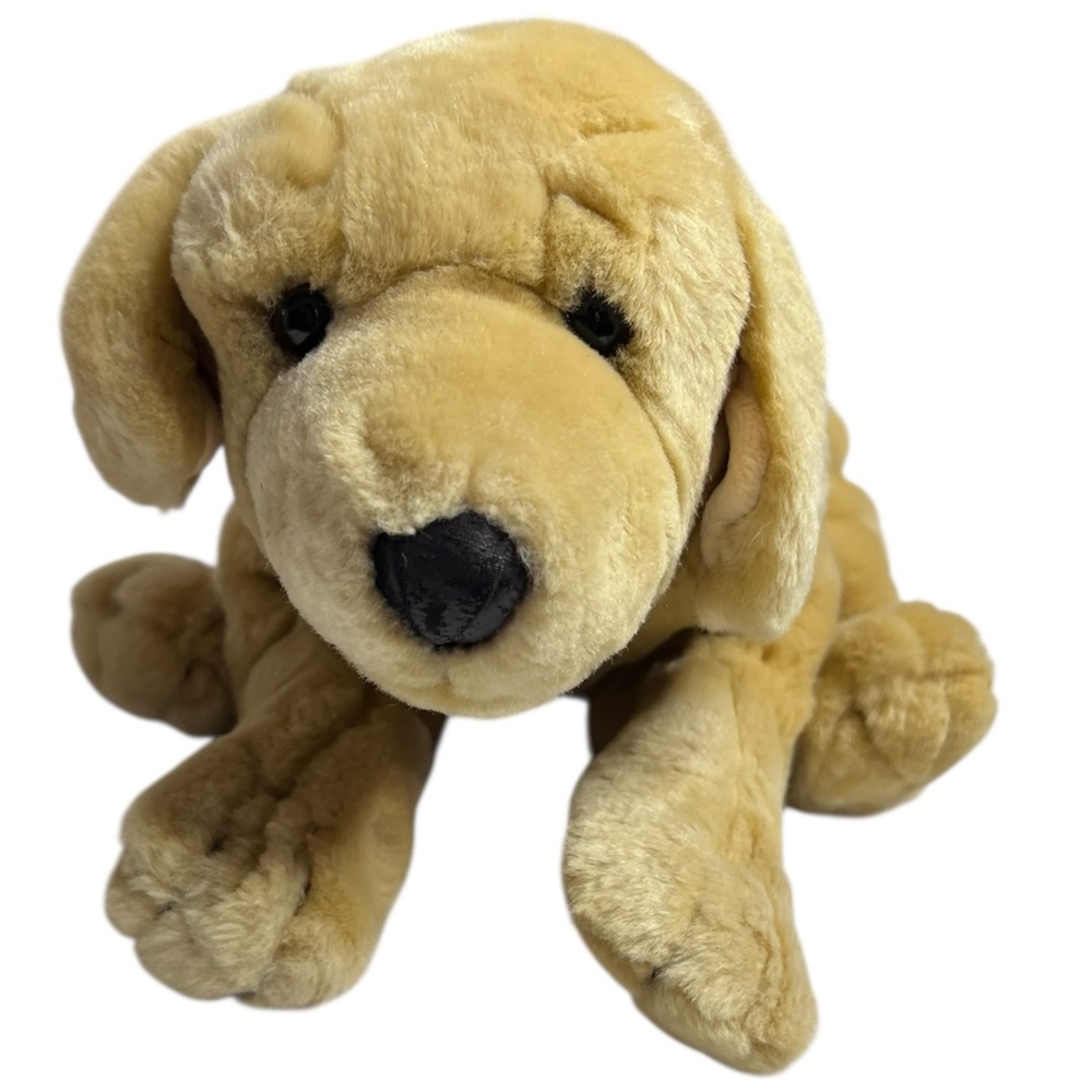 2000 KIDS PREFERRED Tan Lab Labrador Retriever Floppy Puppy Dog 16” Soft Plush
